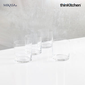 Mikasa Julie Double Old Fashioned Glasses, Set of 4, 426ml