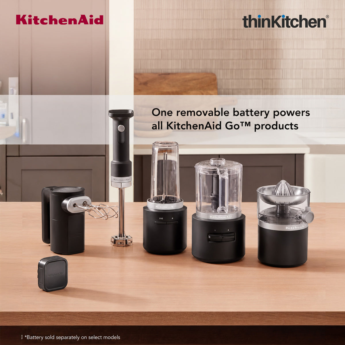 KitchenAid Go Cordless Electric Citrus Juicer, Orange & Lemon Presser, 473ml, Black Matte – Battery Sold Separately - 5