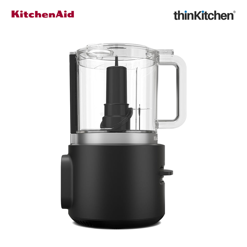 KitchenAid Go Cordless Electric Vegetable Chopper, 1.18L, Black Matte – Battery Sold Separately