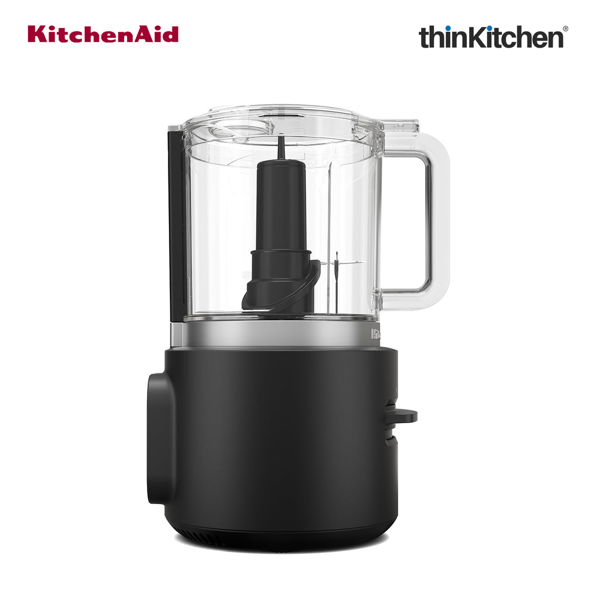 KitchenAid Go Cordless Electric Vegetable Chopper, 1.18L, Black Matte – Battery Sold Separately