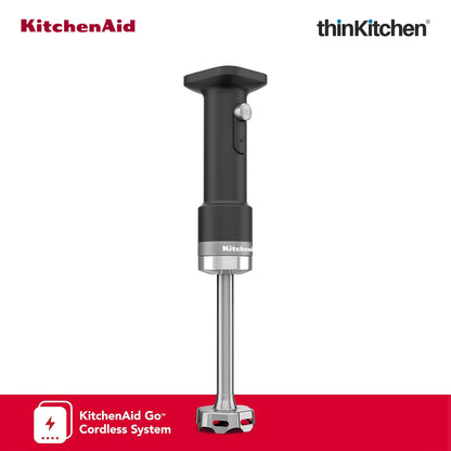 KitchenAid Go Cordless Electric Hand Blender, Black Matte – Battery Sold Separately