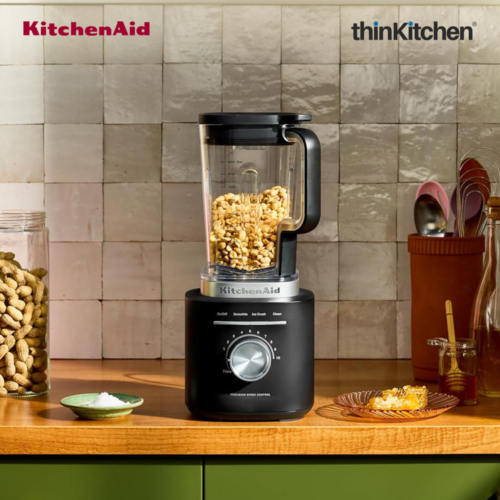 KitchenAid K200 Pure Power Blender 2L - Black | 3 Speeds, Ice Crush & Pulse Function