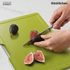 Premium Folio Slim 3-Piece Premium Colour-Coded Plastic Chopping Board Set