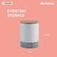 Typhoon White Monochrome Medium Storage Canister