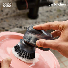 Joseph Joseph SinkTech Soap-disp palm brush with stand