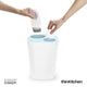 Joseph Joseph Split™ Waste & Recycling Bin, 8L, Light Blue