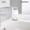Premium Bathroom Slim™ Compact Liquid Soap Dispenser for Bathroom, Kitchen - Grey, 350ml|UK Crafted For thinKitchen