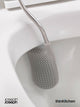Joseph Joseph Flex™ Plus Toilet Brush With Storage Caddy, Grey