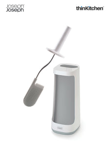 Joseph Joseph Flex™ Plus Toilet Brush With Storage Caddy, Grey