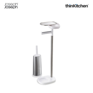 Joseph Joseph EasyStore™ Toilet Paper Holder with Flex™ Steel Toilet Brush