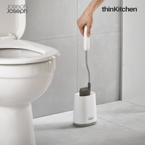 Joseph Joseph Flex™ Lite Toilet Brush with Holder, Grey