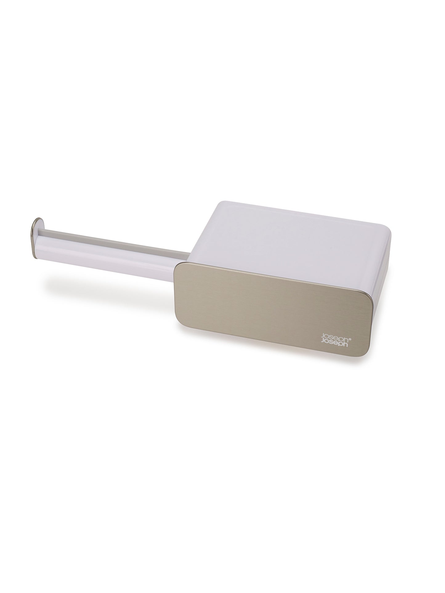 Joseph Joseph Bath Organisers Joseph Joseph  Bathroom Easystore Steel Wall-Mounted Roll Holder - White