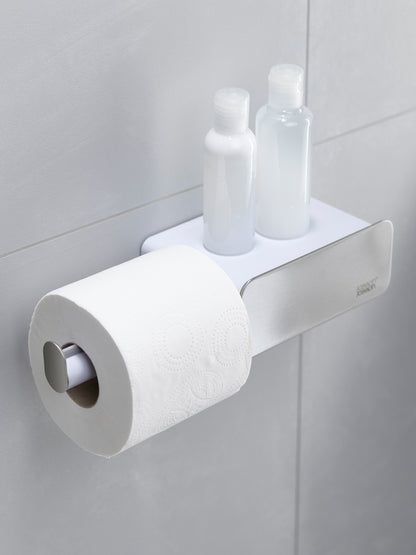 Joseph Joseph Bath Organisers Joseph Joseph  Bathroom Easystore Steel Wall-Mounted Roll Holder - White