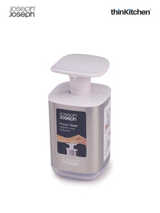 Joseph Joseph Presto Steel Soap Dispenser, White