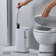 Joseph Joseph Flex™ Store Toilet Brush with Extra-large Caddy, Grey