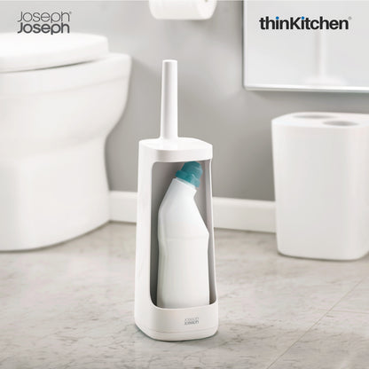 Joseph Joseph Flex Plus Toilet Brush With Storage Caddy White