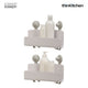 Joseph Joseph EasyStore™ Corner Shower Shelf, Set of 2, White