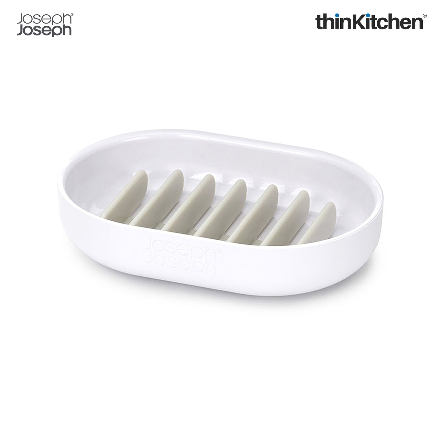 Joseph Joseph Duo Quick-drain Soap Dish (White)
