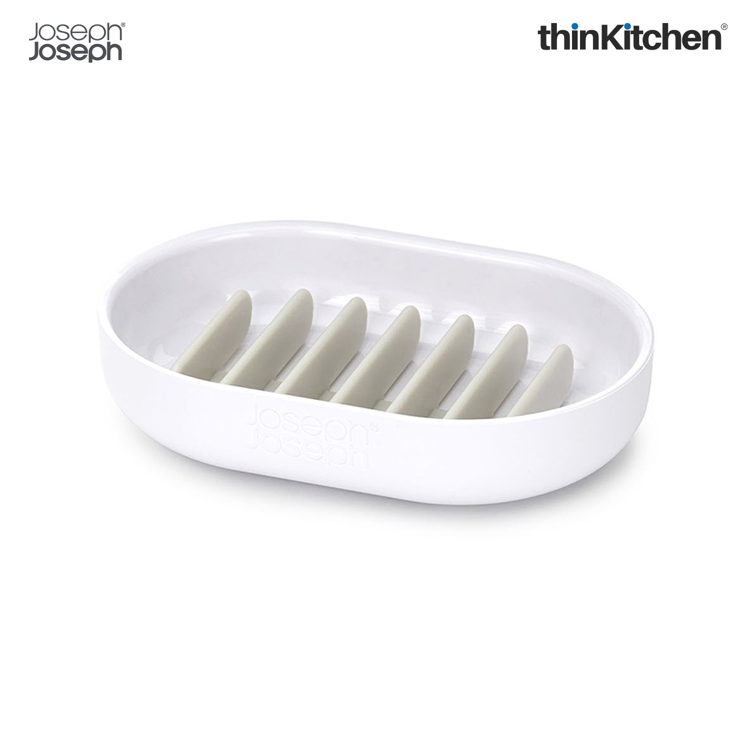 Joseph Joseph Duo Quick-drain Soap Dish (White) - 6