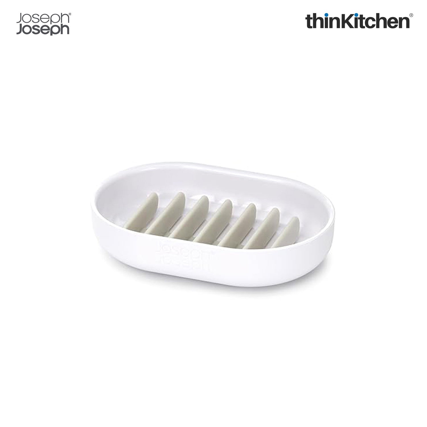 Joseph Joseph Duo Quick-drain Soap Dish (White) - 2