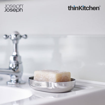 Joseph Joseph Easystore Luxe Quick Drain Stainless Steel Soap Dish