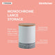 Typhoon White Monochrome Medium Storage Canister