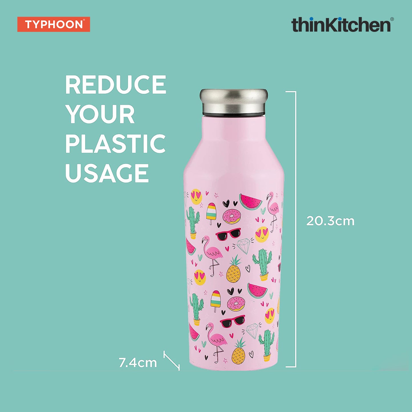 Typhoon Pure Kids Emoji Bottle 600ml