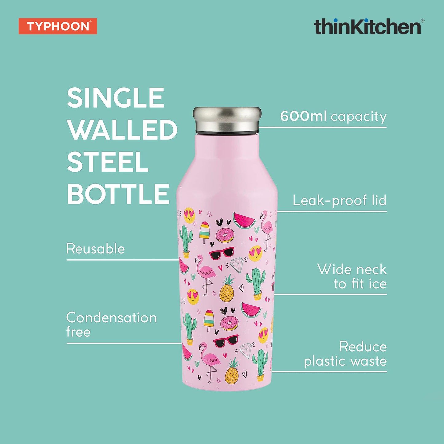 Typhoon Pure Kids Emoji Bottle 600ml