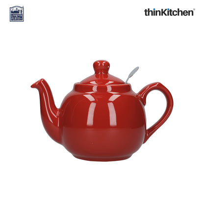 London Pottery Farmhouse Teapot, Red, Four Cup - 1200ml