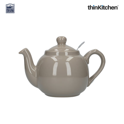 London Pottery Farmhouse Teapot Grey Four Cup 1200ml