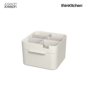 Joseph Joseph Viva Cosmetic Organiser with Drawer, Medium, White