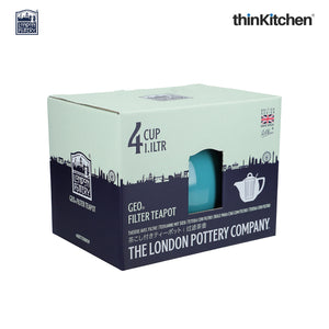 London Pottery Cobblestone Ceramic Geo Teapot, 900ml
