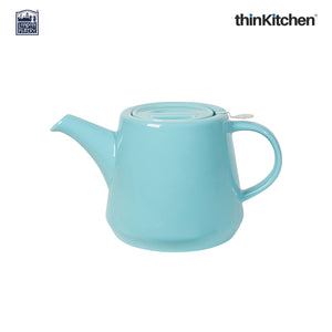 London Pottery Splash Ceramic Filter Teapot, 500ml