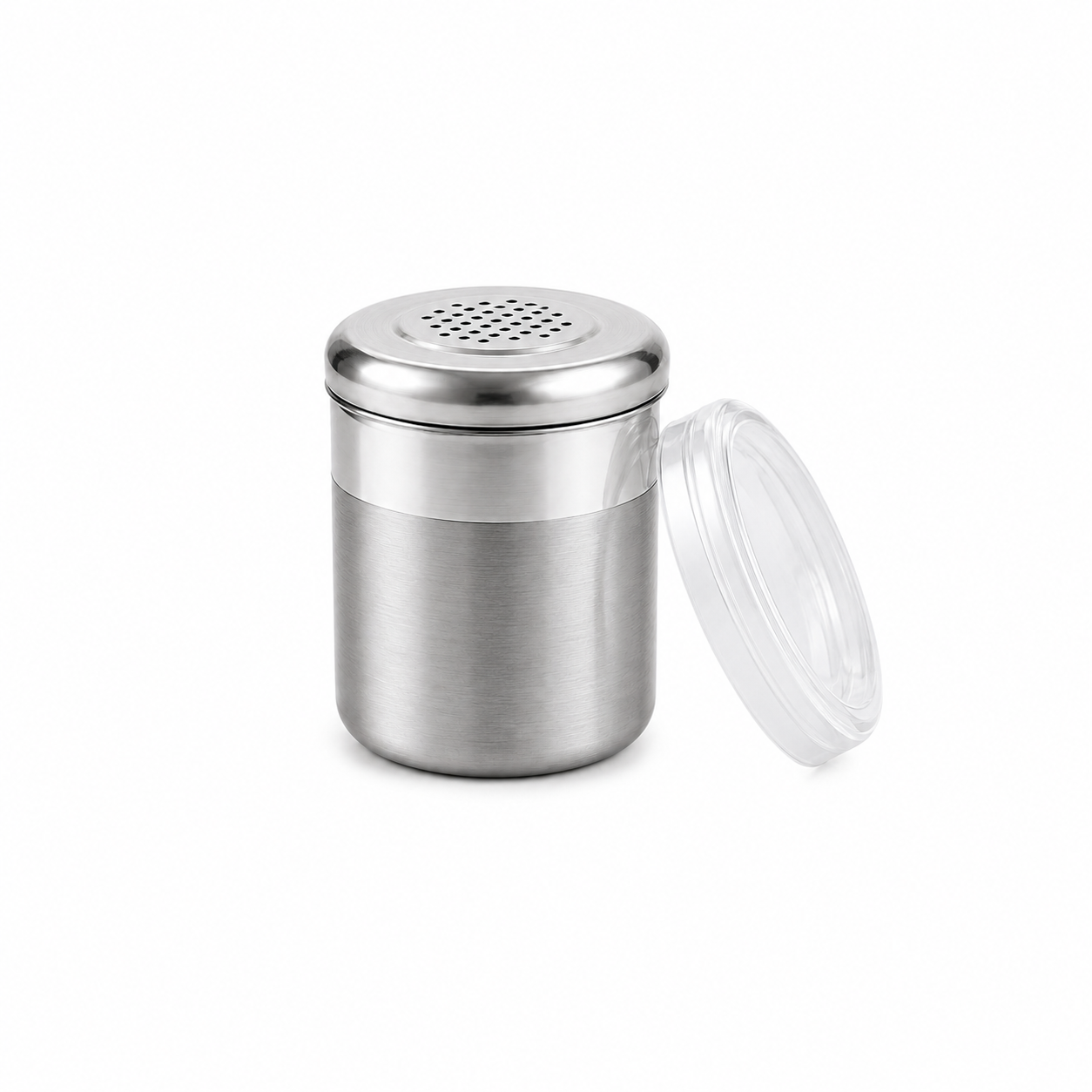 Culinex Stainless Steel Small Portable 100ml Coarse Seasoning Salt Pepper Dispenser -  5x6 cms for Spices, Herbs, Masala, Condiments - 2