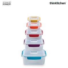 Joseph Joseph Rectangular 5-piece multi-size storage container set