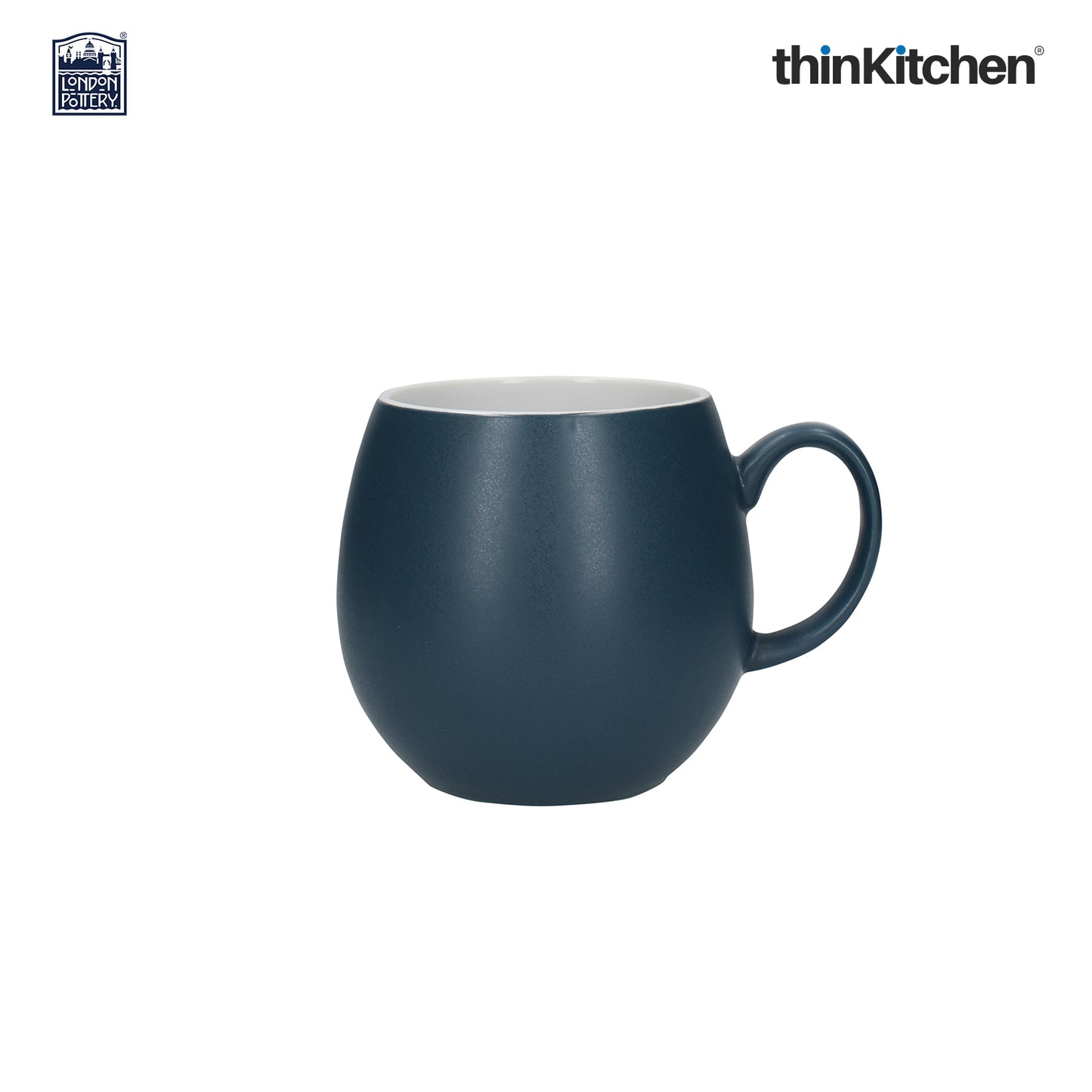 London Pottery London Pottery Pebble London Pottery Ceramic Pebble Mug, Slate Blue, Tagged