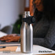 Joseph Joseph Loop Water Bottle, 500ml, Silver