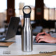 Joseph Joseph Loop Water Bottle, 500ml, Silver