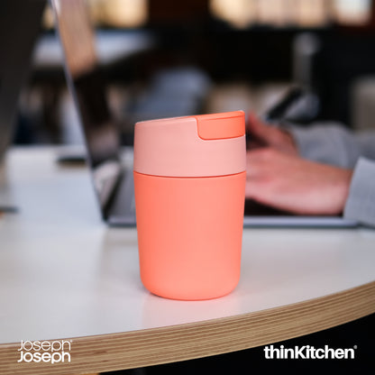 Joseph Joseph Hydration Sipp Travel Mug 340 Ml Coral