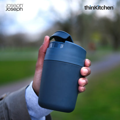 Joseph Joseph Sipp Travel Mug 340 Ml | Blue Travel Mug With Hygenic Lid