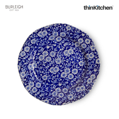 Burleigh Blue Calico Plate, 19cm