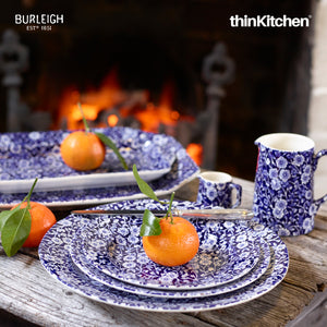 Burleigh Blue Calico Plate, 19cm