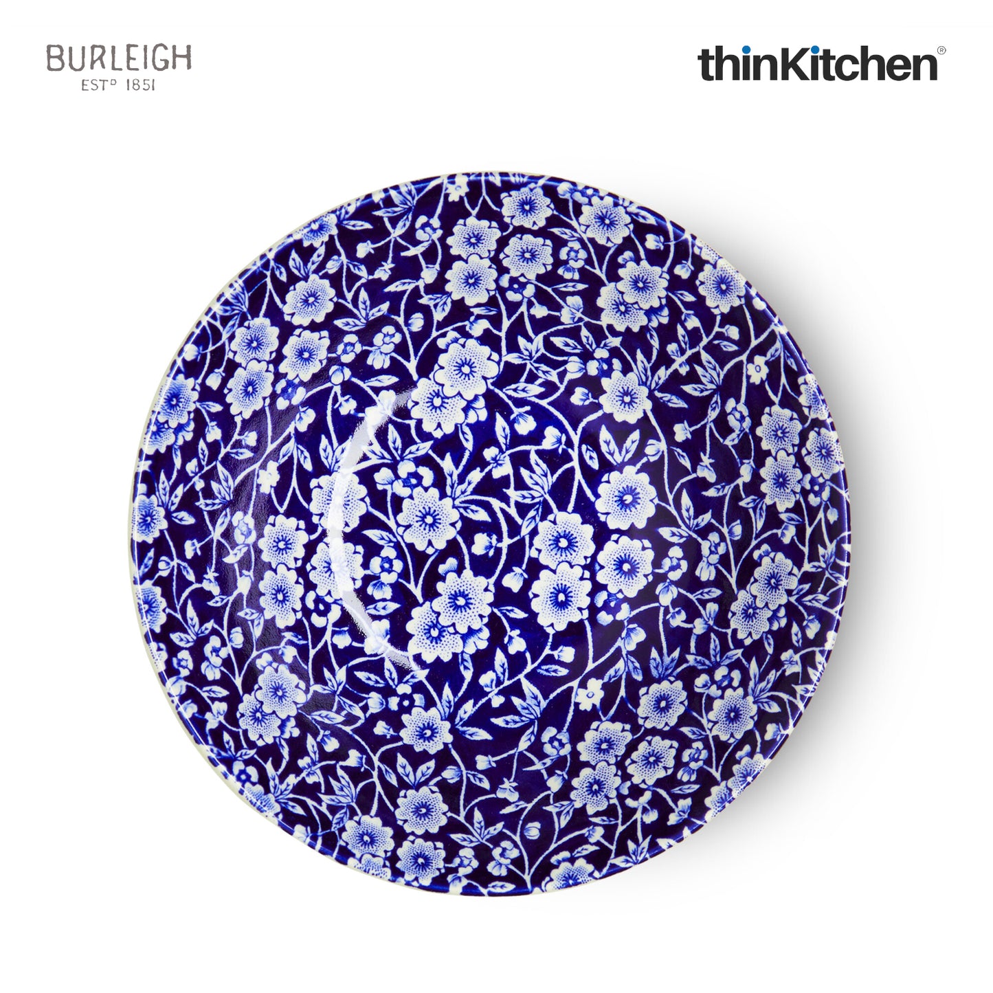 Burleigh Blue Calico Cereal Bowl 16cm