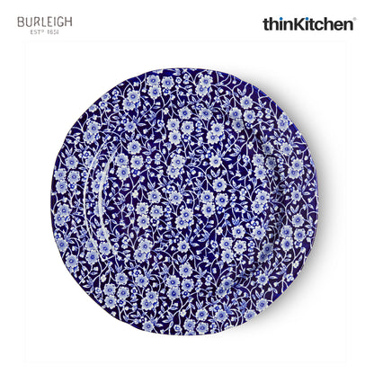 Burleigh Blue Calico Plate, 26.5cm
