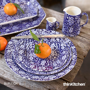 Burleigh Blue Calico Plate, 26.5cm