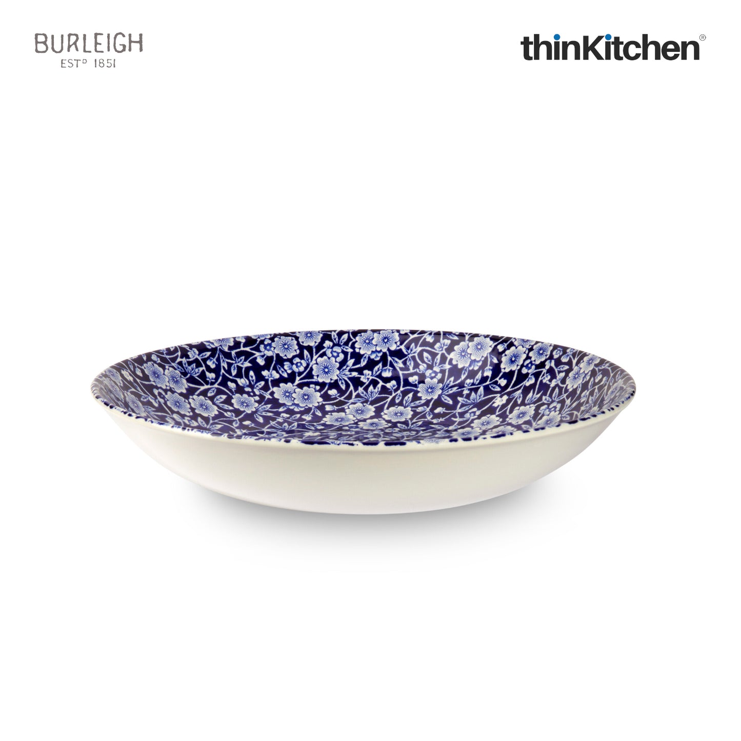 Burleigh Blue Calico Pasta Bowl 23cm