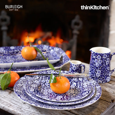 Burleigh Blue Calico Plate 21 5cm