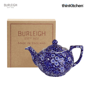 Burleigh Blue Calico Small Teapot, 400ml