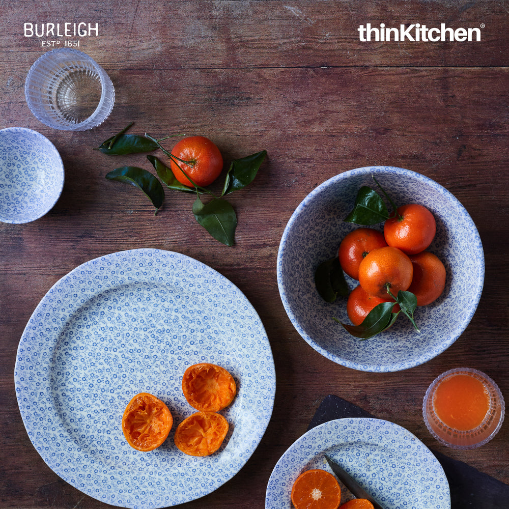 Burleigh Blue Premium Handcrafted 7.5" Plate for Sides & Desserts