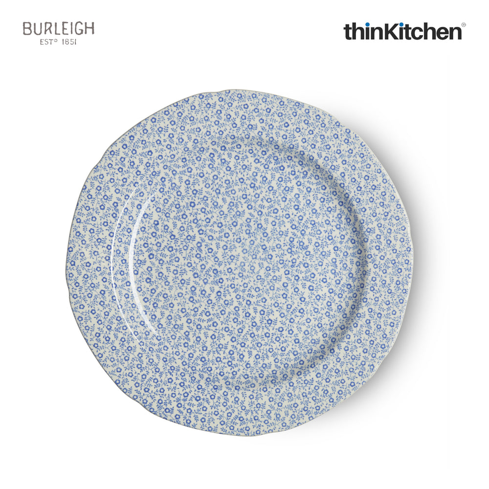 Burleigh Blue Premium Handcrafted 10.4" Dinner Plate for Dining & Serving